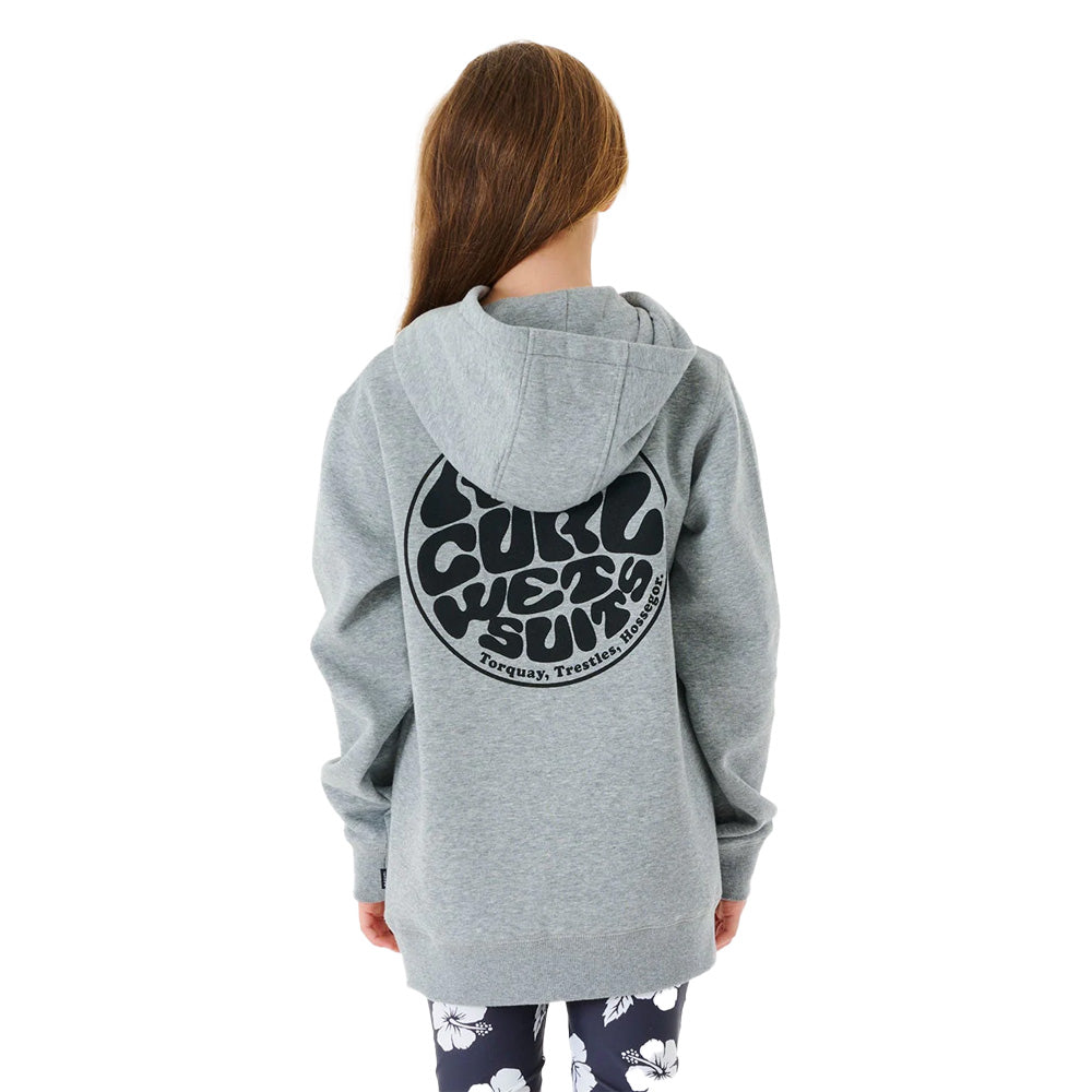 Ripcurl Wetsuit Icon Hood Kids - Grey Marle