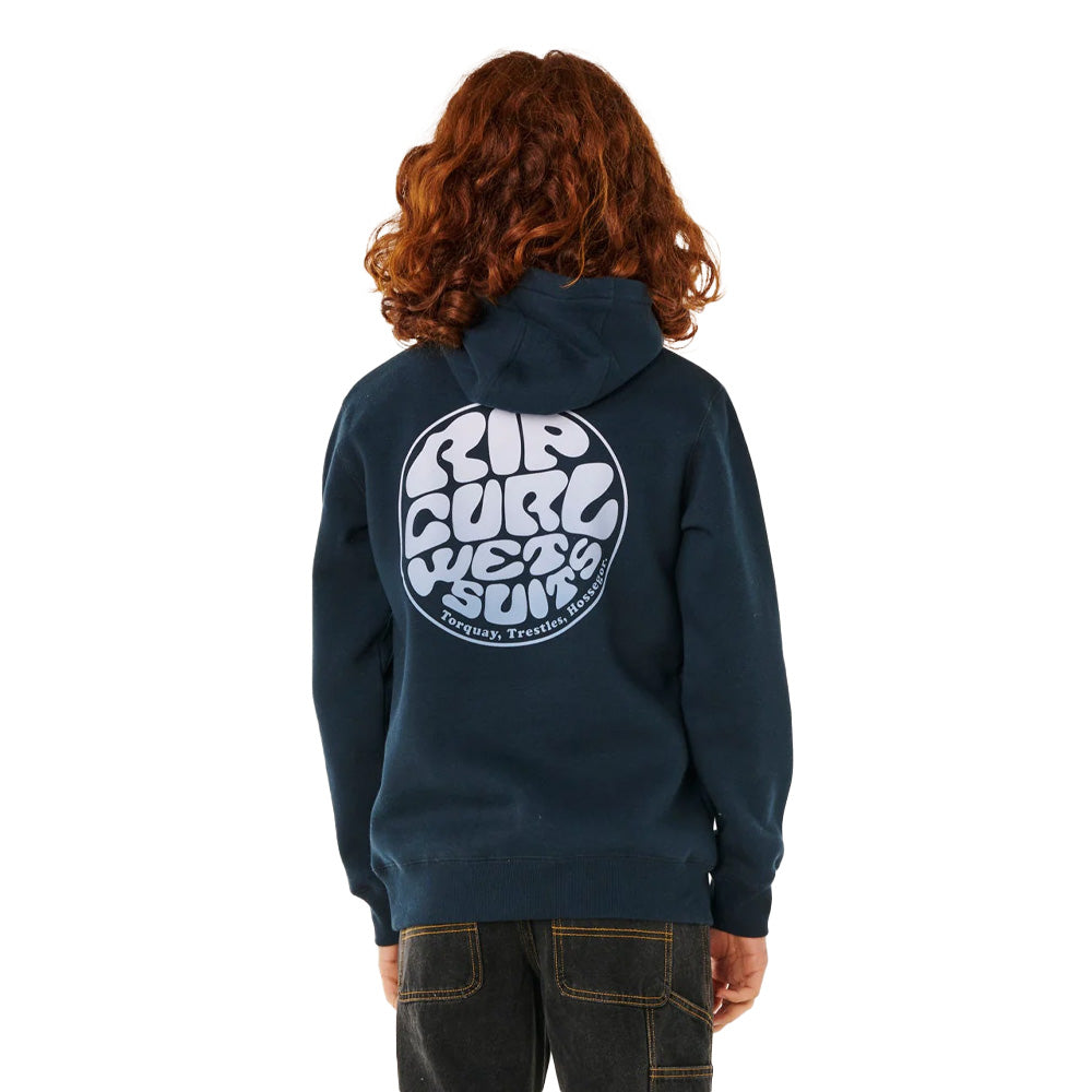 Ripcurl Wetsuit Icon Hood Kids - Grey Marle