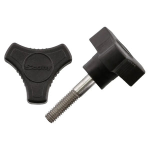 Scotty 1135 Star Knob 5/16" X 2 1/4" - 2 Pack - Black