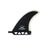 Shapers Fins -  5.5" Rage Series Box Fin - Black Clear