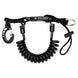 Cressi Spiral Lanyard With Ring - Metal