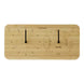 Northcore Wall Mounted Bamboo Time & Tide Clock (Landscape)