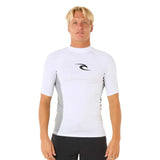 Ripcurl Waves UPF Perf Short Sleeve Rash Vest Mens
