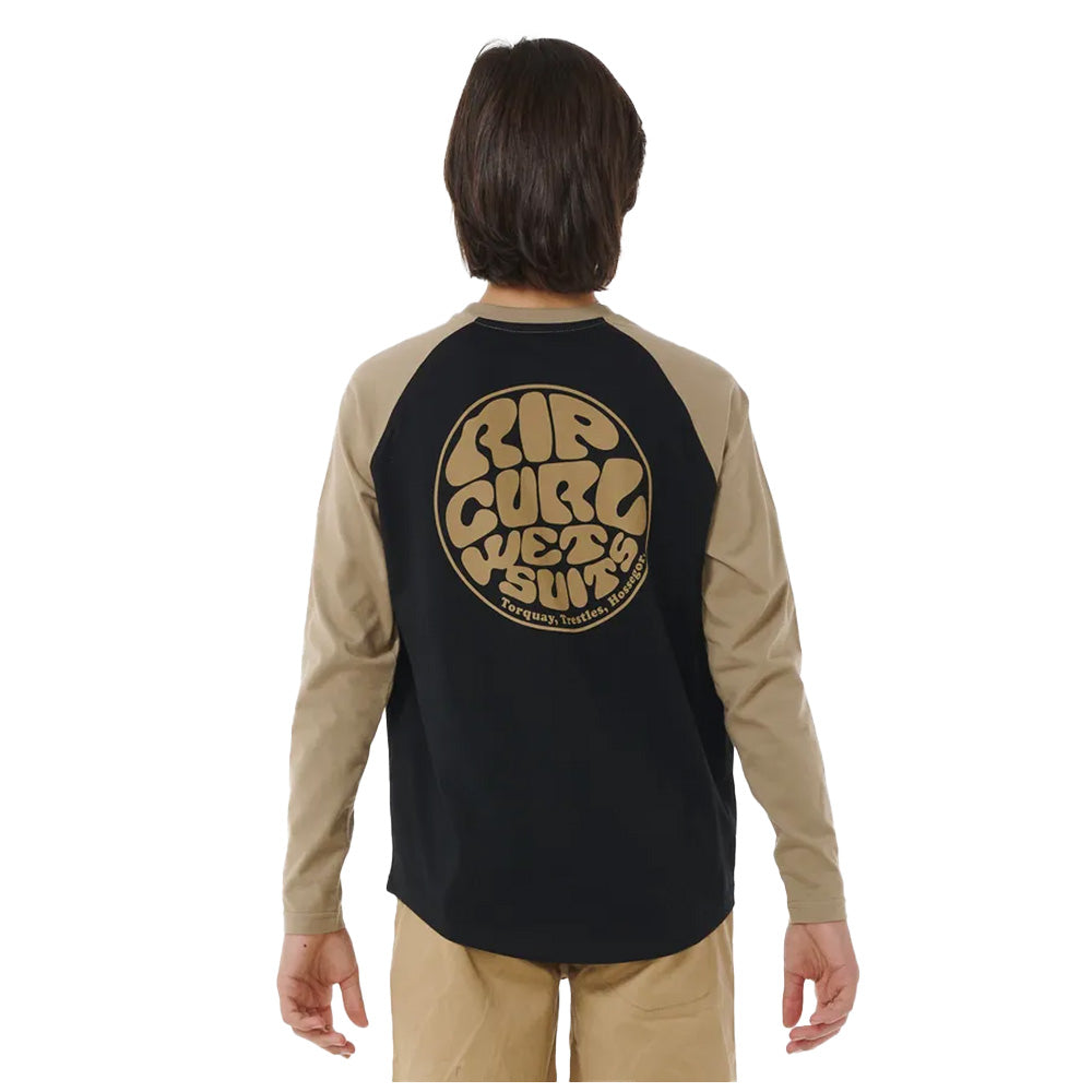 Ripcurl Wettie Icon Long Sleeve Tee Boys