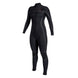 O'Neill Hyperfreak Fire 5/4+ Chest Zip Full Womens - Black/Black