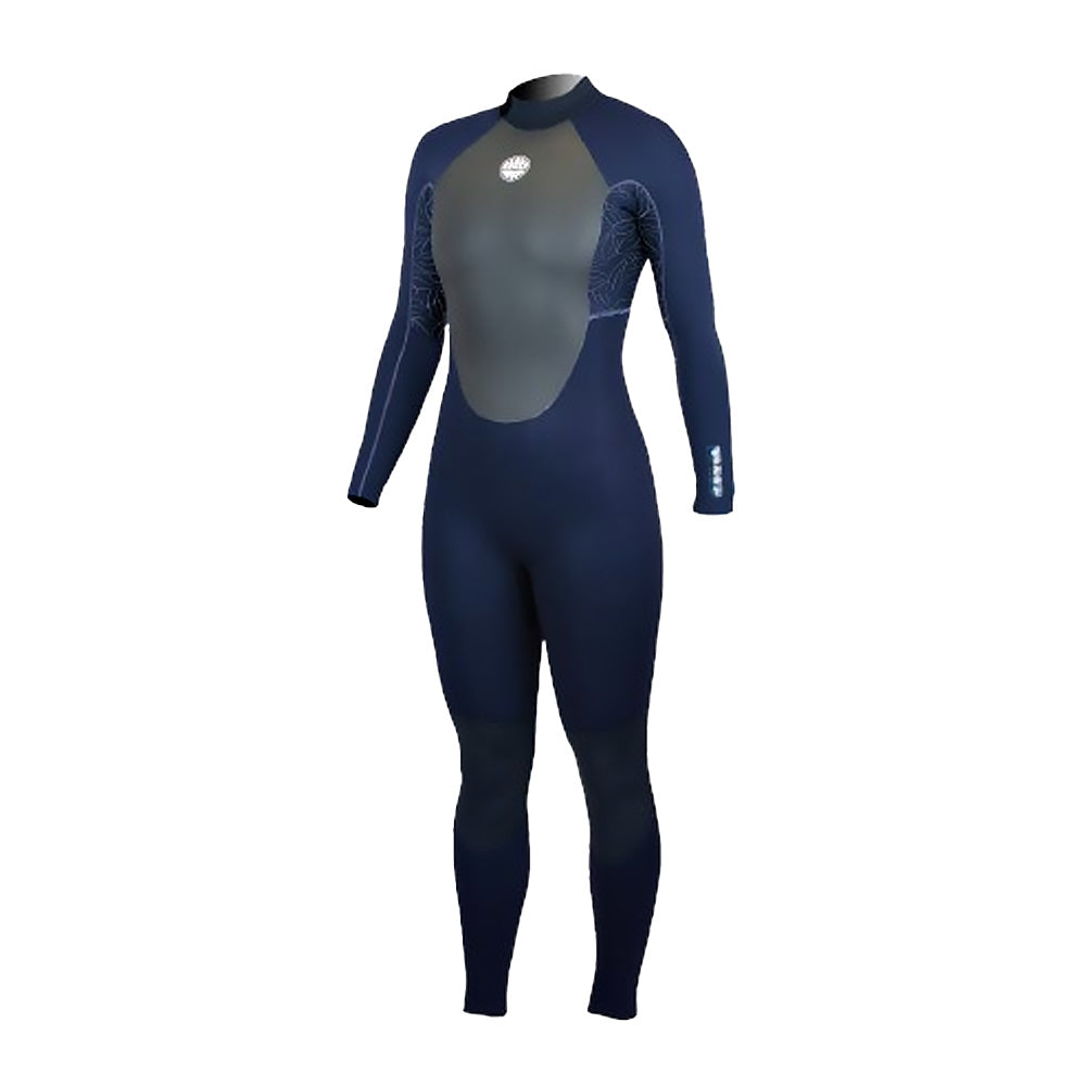 Alder Stealth Ladies 4/3mm Wetsuit - Blue Swirl