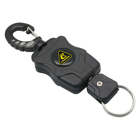 Cressi Mini Retractable Lanyard Auto-Recoil - Black