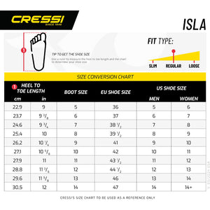 Cressi Isla 7mm Boots - Black