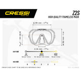 Cressi Z2S Mask - White