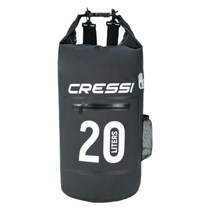 Cressi 20L Dry Zip Bag - Black