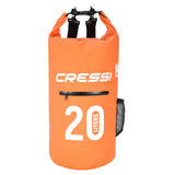 Cressi 20L Dry Zip Bag - Orange