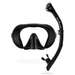 Cressi Musa + Scilla Snorkel Combo - Black