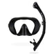 Cressi Musa + Scilla Snorkel Combo - Black