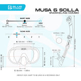Cressi Musa + Scilla Snorkel Combo