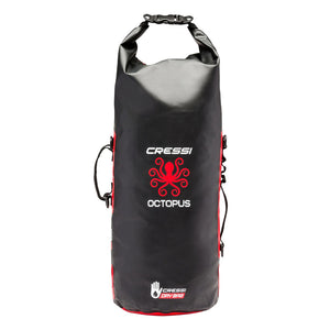 Cressi Octopus Dry Backpack - Black / Red