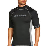 Cressi Men's Short Sleeve Rashguard - Blue / White