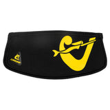 Cressi Simply Neo Mask Strap Cover - Black / Yellow