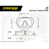 Cressi Z2 Mask - White
