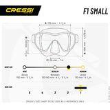 Cressi F1 Small Mask