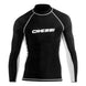 Cressi Mens Long sleeve Rash Vest - Blue / White