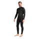 C-Skins NuWave Legend 5:4 Mens Back Zip Steamer - Black/Neon Flare