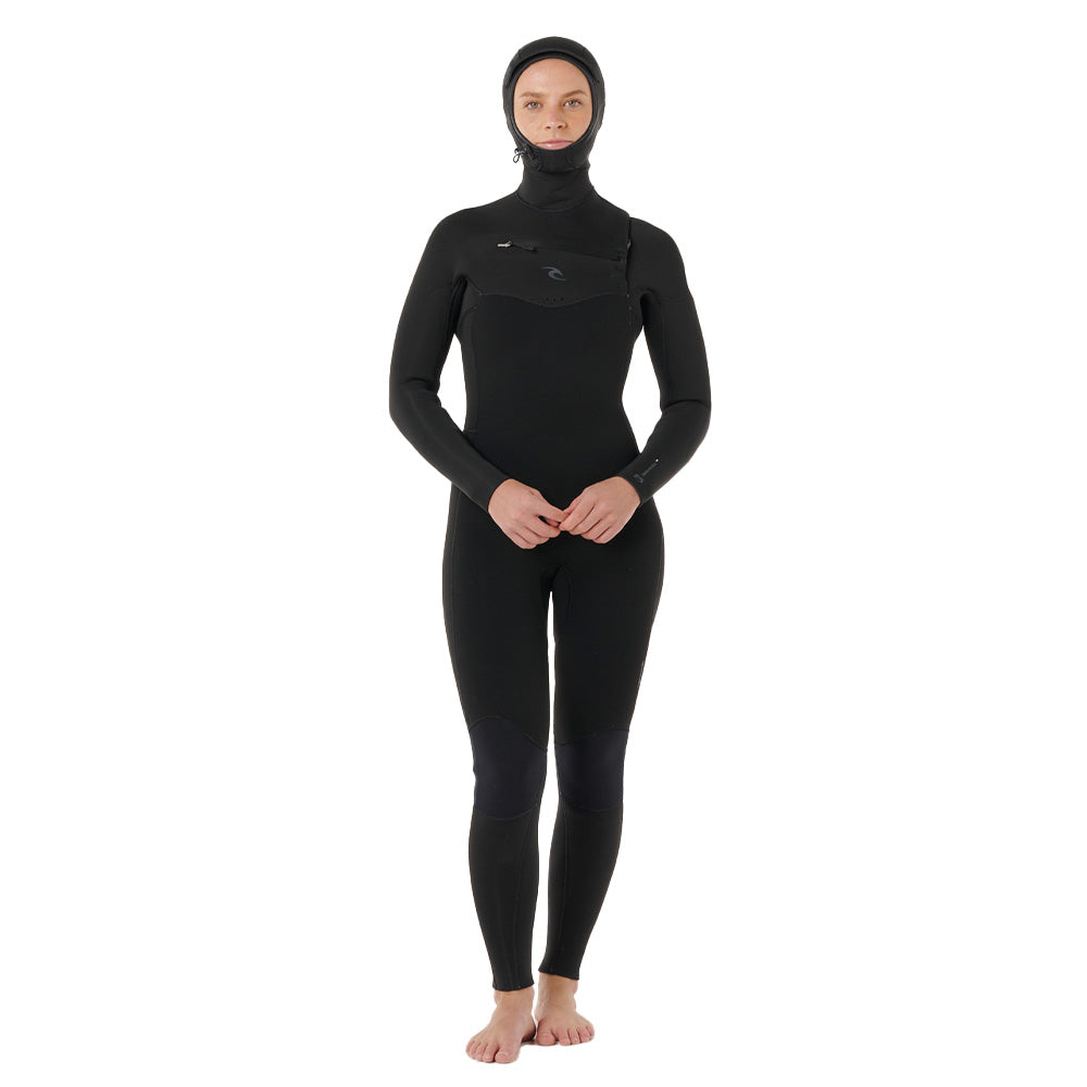 Ripcurl Dawn Patrol 6/4 Chest Zip Wetsuit Hooded Womens