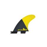 FCS II AM PC Large Yellow Quad Rear Retail Fins