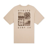 Hurley Cycles Of The Earth Tee Mens - Bone