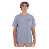 Hurley Hula Short Sleeve Tee Mens - Worker Blue