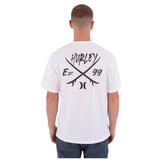 Hurley Printing Press Evy SS Tee Mens - White