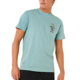 Ripcurl Search Icon Tee - Blue Lagoon
