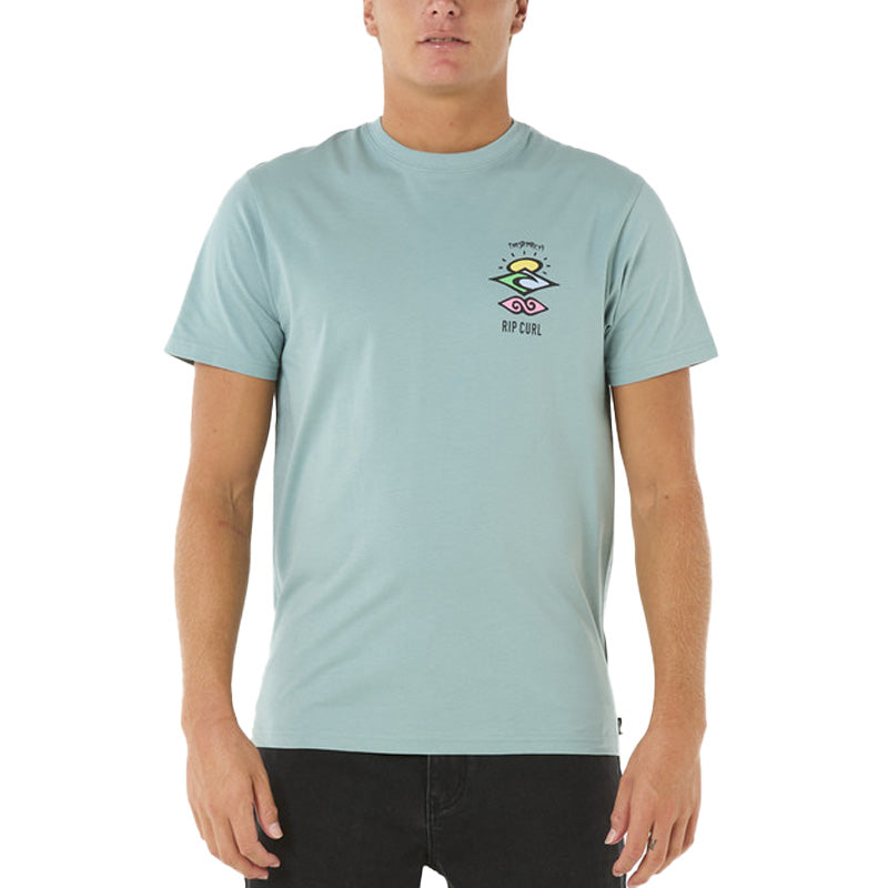 Ripcurl Search Icon Tee - Blue Lagoon