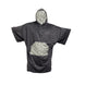 Madness After Surf Poncho (Single Pocket) - Black Mozaic
