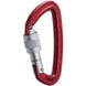 NRS Sliq Screw Lock Karabiner - Red