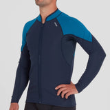 NRS Hydroskin 0.5 Jacket Mens - Navy/Mykonos