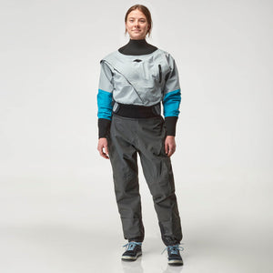 NRS Crux Dry Suit Womens - Pomegranate