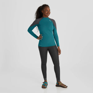 NRS Hydroskin 0.5 Long Sleeve Shirt Womens - Hrabor/Graphite