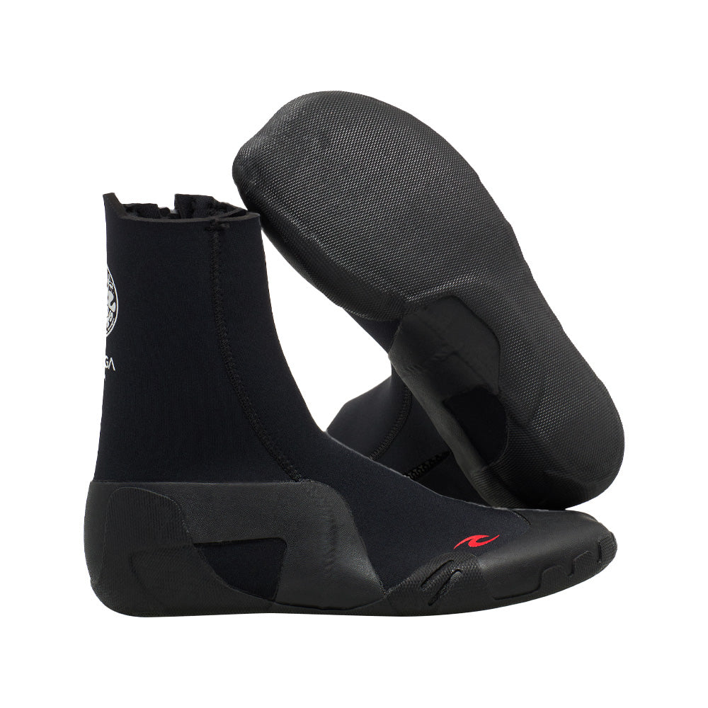 Rip Curl 3mm Omega Round Toe Wetsuit Boots with Zip