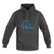 Palm Script Hoodie - Jet Grey