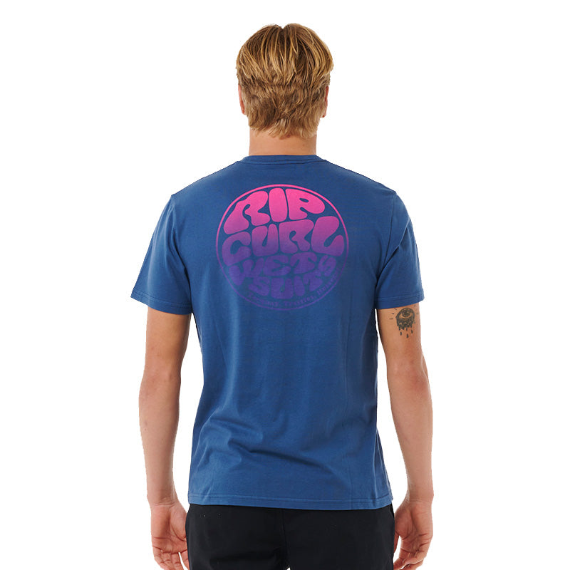 Ripcurl Wetsuit Icon Tee - Washed Navy