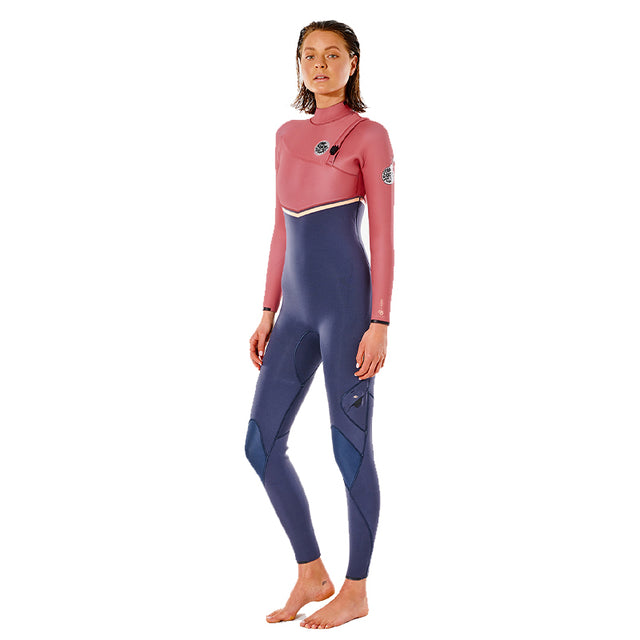 Ripcurl E Bomb 5/3mm ZF Womens - Slate Rose