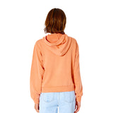 Ripcurl Icons Of Surf Hoodie Fleece Womens - Coral