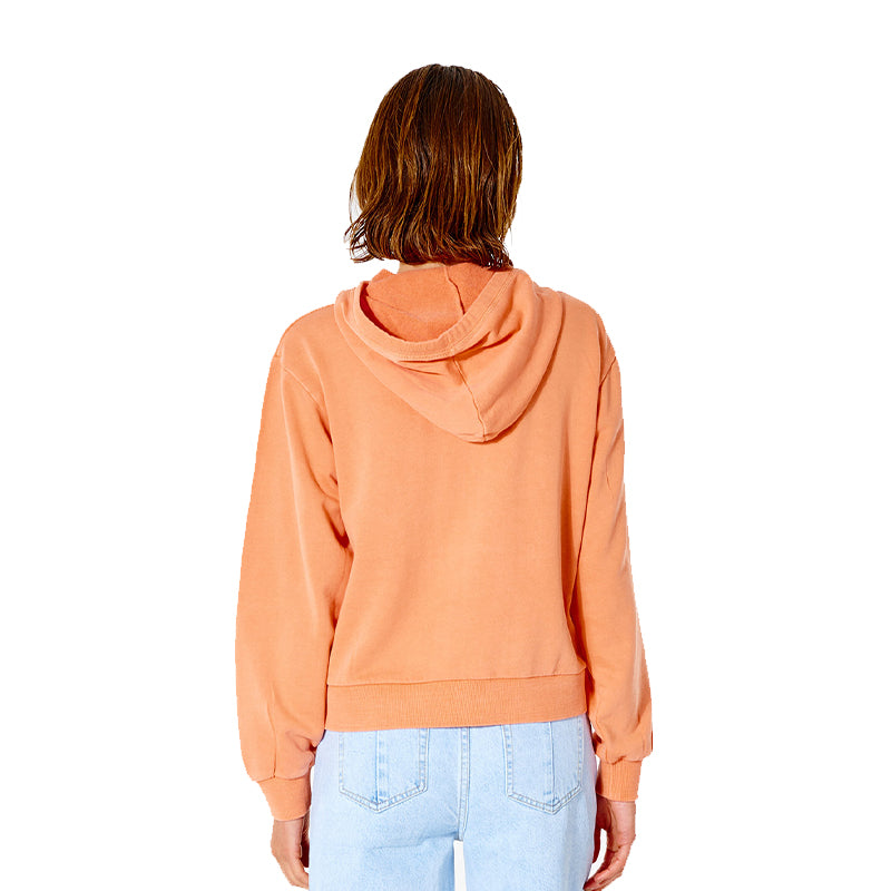 Ripcurl Icons Of Surf Hoodie Fleece Womens - Coral