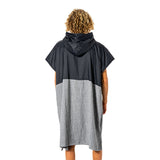 Ripcurl Viral Anti-Series Hood Towel Poncho - Black/Grey