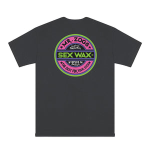 Sex Wax Tee Fluoro - Black