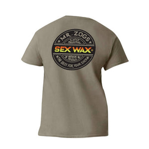 Sex Wax Tee Word Fade Orange - Prairie Dust