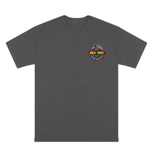 Sex Wax Tee Neon - Dark Heather Grey