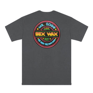Sex Wax Tee Neon - Dark Heather Grey