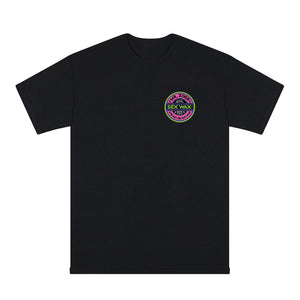 Sex Wax Tee Fluoro - Black