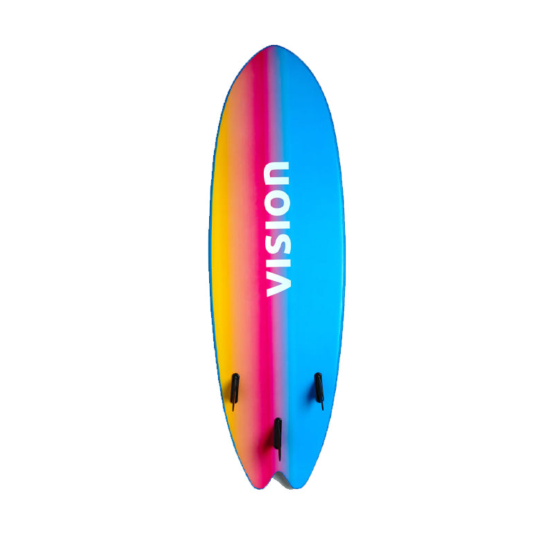 Vision Ignite Fish Softboard -Blue/Psychedelic